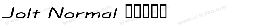 Jolt Normal字体转换